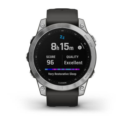 Garmin Fenix 7 Silver / Graphite Band