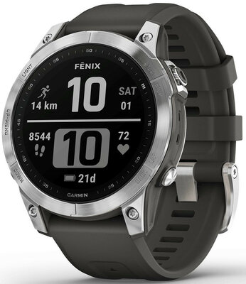 Garmin Fenix 7 PRO Silver / Black Band (rozbalené)