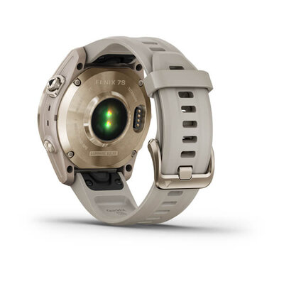 Garmin Fenix 7S Sapphire Solar Gold Titanium / Sand Band