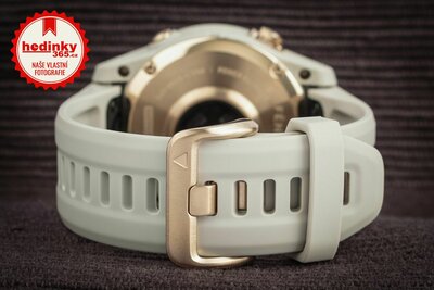 Garmin Fenix 7S Sapphire Solar Gold Titanium / Sand Band