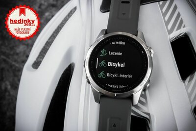 Garmin Fenix 7S Silver / Graphite Band