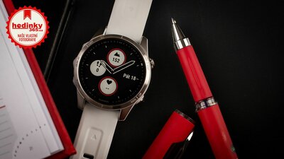 Garmin Fenix 7S Silver / Whitestone Band