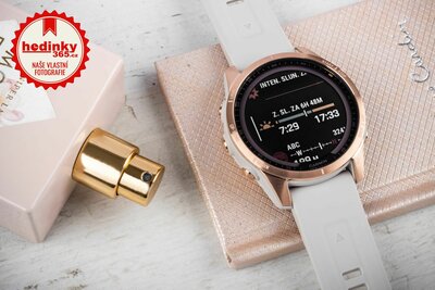 Garmin Fenix 7S Solar Rose Gold / Light Sand Band