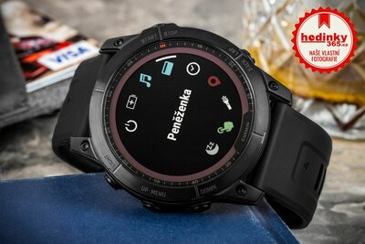 Garmin Fenix 7X Sapphire Solar Black DLC Titanium / Black Band