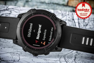 Garmin Fenix 7X Sapphire Solar Black DLC Titanium / Black Band