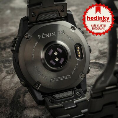 Garmin Fenix 7X Sapphire Solar Grey DLC Titanium / Grey DLC Titanium Band (Premium) (+ náhradní řemínek)