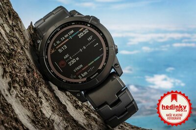 Garmin Fenix 7X Sapphire Solar Grey DLC Titanium / Grey DLC Titanium Band (Premium) (+ náhradní řemínek)