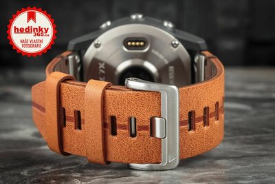 Garmin Fenix 7X Sapphire Solar Titanium / Brown Leather Band (Premium) (+ náhradní řemínek)