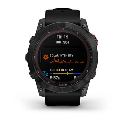 Garmin Fenix 7X Solar Gray / Black Band