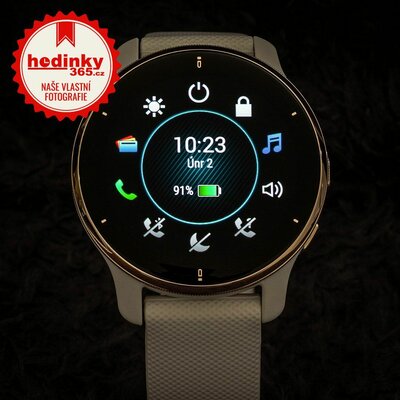 Garmin Venu 2 Plus Cream Gold / White Band