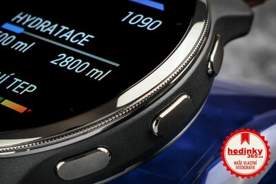 Garmin Venu 2 Plus Slate / Brown Leather Band (Premium) (+ náhradní řemínek)