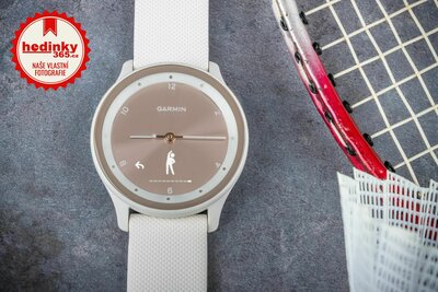 Garmin Vívomove Sport Peach Gold/Ivory Band