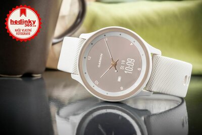 Garmin Vívomove Sport Peach Gold/Ivory Band