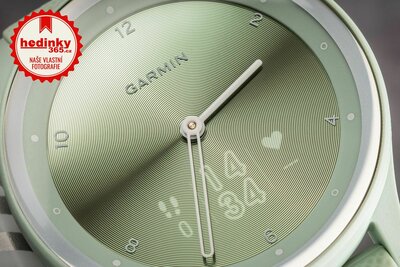 Garmin Vívomove Sport Silver / Cool Mint Band