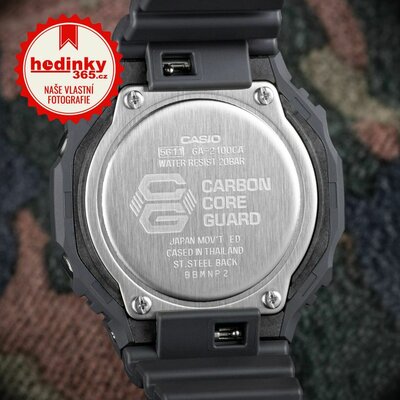 Casio G-Shock Original GA-2100CA-8AER Utility Camo Series Carbon Core Guard