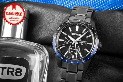 Seiko Presage Automatic GMT SPB271J1 Zero Halliburton Limited Edition 600pcs "Sharp Edged"