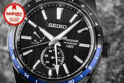 Seiko Presage Automatic GMT SPB271J1 Zero Halliburton Limited Edition 600pcs "Sharp Edged"