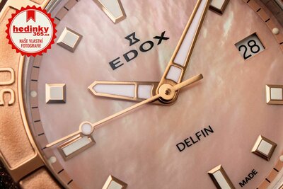 Edox Delfin Diver Date Lady 53020-357rm-ror