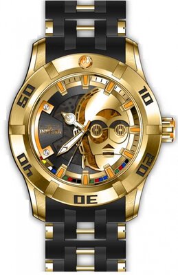 Invicta Star Wars Automatic 50mm 37206 C-3PO Limited Edition 1977pcs