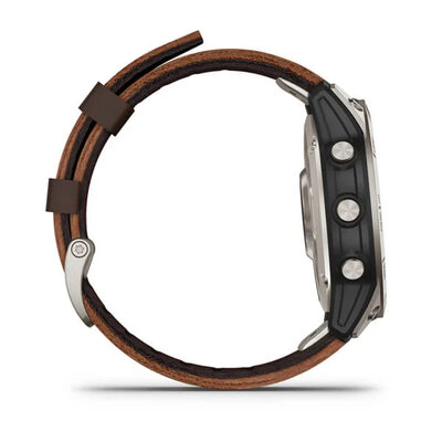 Garmin D2 Mach 1 (Premium), Oxford Brown Leather Band (+ náhradní řemínek)