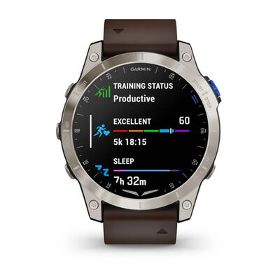 Garmin D2 Mach 1 (Premium), Oxford Brown Leather Band (+ náhradní řemínek)