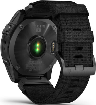 Garmin Tactix 7 Pro Solar Sapphire Ballistics Edition Black Nylon Band (+ náhradní řemínek)