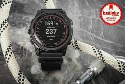 Garmin Tactix 7 Pro Solar Sapphire Black Nylon Band (+ náhradní řemínek)