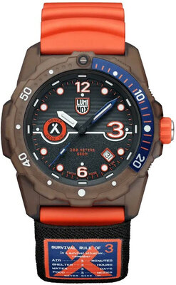 Luminox Bear Grylls x #TIDE Recycled Ocean Material XB.3729.ECO Rule of 3 Sea Series