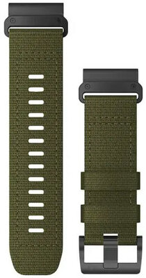 Nylonový řemínek Garmin 26mm (pro Garmin Fenix 8/7X/6X (51mm), Tactix aj.), zelený, QuickFit, 010-13010-10