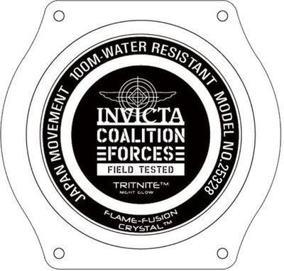 Invicta Coalition Forces Quartz 45mm 25328 Zager Exclusive