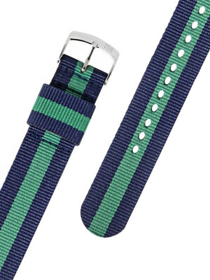 Modro zelený textilní řemínek Morellato Evolution 4737A74.870 L
