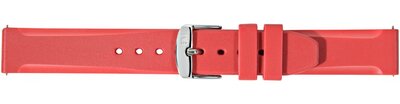 Pryžový řemínek Morellato Lugano Rubber 5183556.083 M, červený, Quick Release