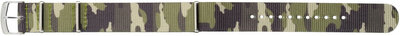 Textilní řemínek Morellato Band L 3972A74.872, zelený/maskáčový, NATO