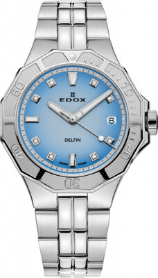 Edox Delfin Diver Date Lady 53020-3m-bucnd