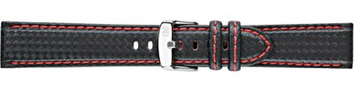 Kožený řemínek Morellato Biking 3586977.883 M, černý, ekokůže