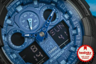 Casio G-Shock Original GA-100BP-1AER Blue Paisley Series