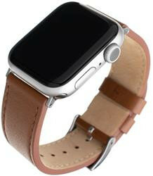 FIXED Leather Strap pro Apple Watch 42/44/45 mm, hnědý
