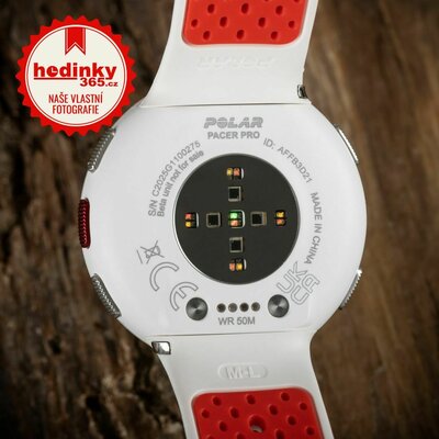Polar Pacer Pro Snow White, velikost S-L