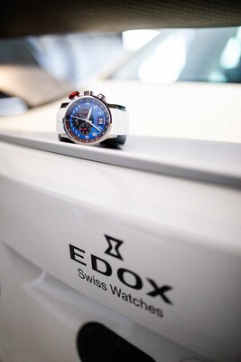 Edox Chronorally Quartz Chronograph 38001 TINR BUDN BMW Limited Edition 2000pcs (+ náhradní řemínek)