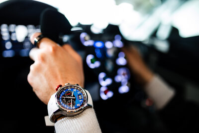 Edox Chronorally Quartz Chronograph 38001 TINR BUDN BMW Limited Edition 2000pcs (+ náhradní řemínek)