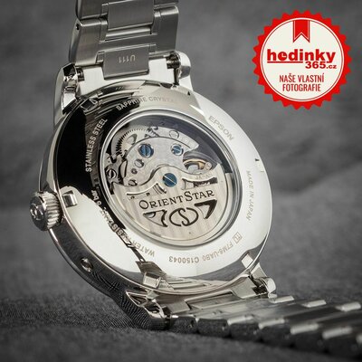 Orient Star Classic M45 F7 Moon Phase Open Heart Automatic RE-AY0102S00B