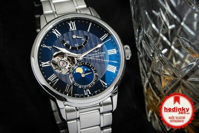 Orient Star Classic M45 F7 Moon Phase Open Heart Automatic RE-AY0103L00B