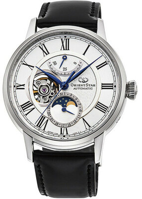 Orient Star Classic M45 F7 Moon Phase Open Heart Automatic RE-AY0106S00B