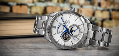 Orient Star Contemporary Moon Phase Open Heart Automatic RE-AY0002S00B