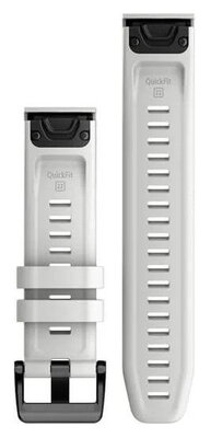 Silikonový řemínek Garmin 22mm, Carrara White, QuickFit, 010-13123-00