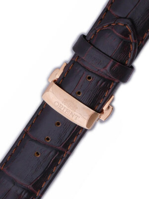 Kožený řemínek Orient UDCVWRT 24mm (pro model FETAC), hnědý