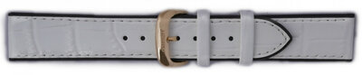 Kožený řemínek Orient UDDKUGW 19mm (pro model CDB01), bílý