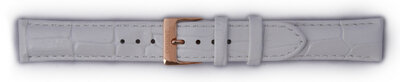Kožený řemínek Orient UDETNRW 17mm (pro modely FDB0A, FER2K), bílý