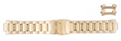 Ocelový náramek Orient KDDQJAA 22mm (pro model FEU07), zlatý