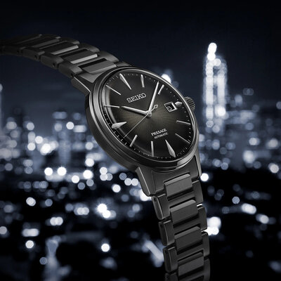 Seiko Presage Automatic SRPJ15J1 Cocktail Time "Black Velvet"